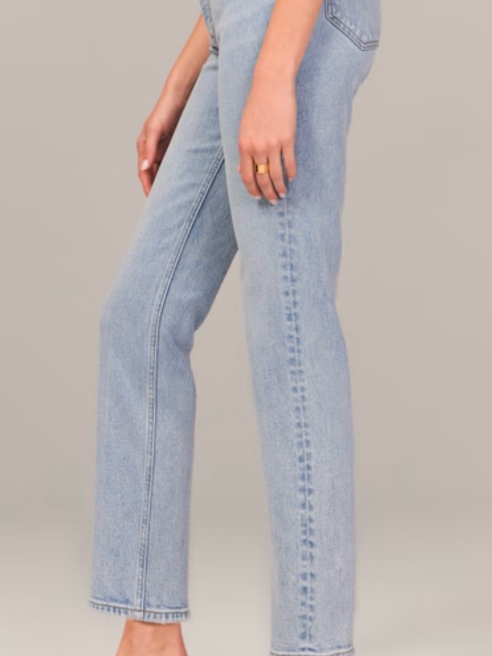 Ankle Straight Ultra High Rise Jean - Picture 2 of 5